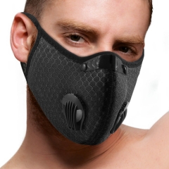 Quarantined Black Fashion Face Mask ブラックフェティッシュフェイスマスク