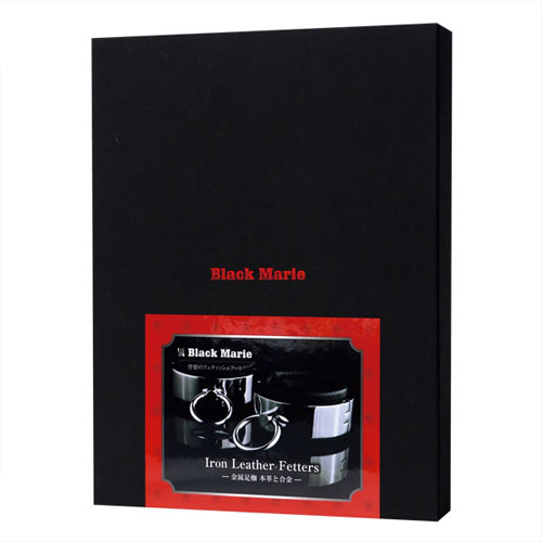 Black Marie(ブラックマリー)Iron Leather Fetters 金属足枷 本革と合金画像2