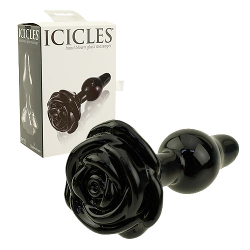 Icicles Rose Butt Plug