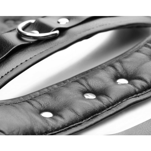 PU Leather Lined Cuffs Wrist 手枷画像3