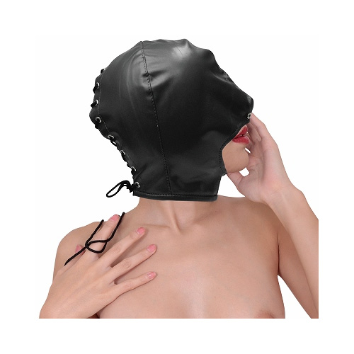 BDSMマスク ブラック画像4