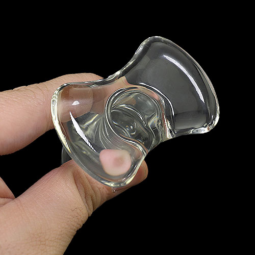 強化ガラス素材の硬質なアナルプラグ Icicles アイシクルス No.47画像6