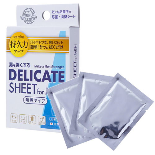 DELICATE SHEET for MEN デリケートシート for Men