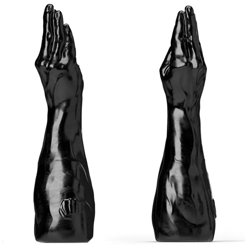 All Black Steroid Fisting Dildo Breaststroke 40×7.6cm画像5