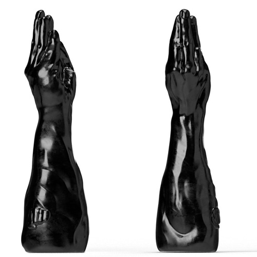 All Black Steroid Fisting Dildo Backstroke 40.5×8.9cm画像5