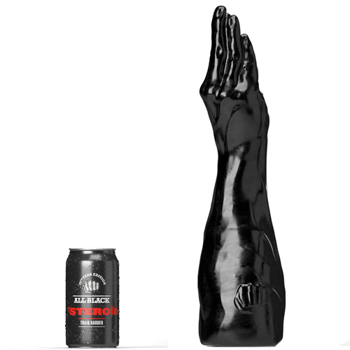 All Black Steroid Fisting Dildo Breaststroke 40×7.6cm画像2