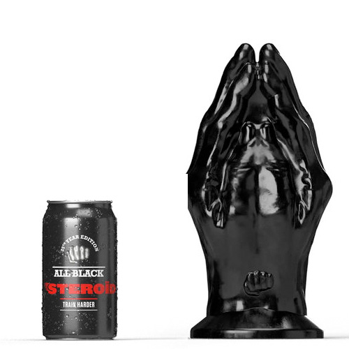 All Black Steroid Fisting Dildo Hail Mary 24×11.5cm画像2