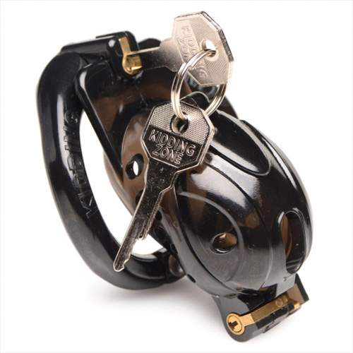Chastity Cage Black Clear画像3
