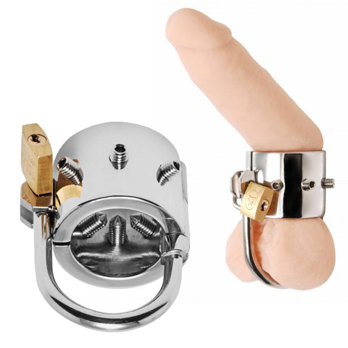 Stainless Steel Spiked Ball Crusher With Scrotum Separator画像1