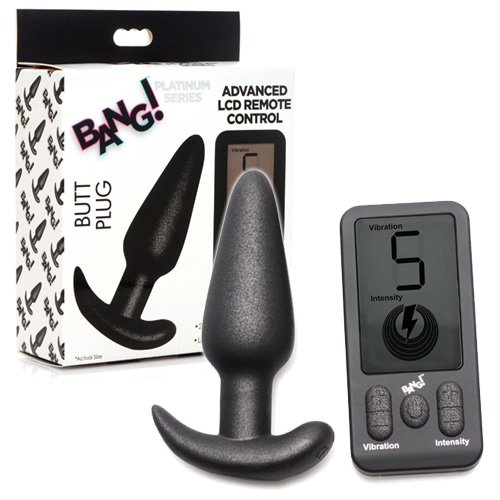 25X Platinum Series Butt Plug With Remote Control