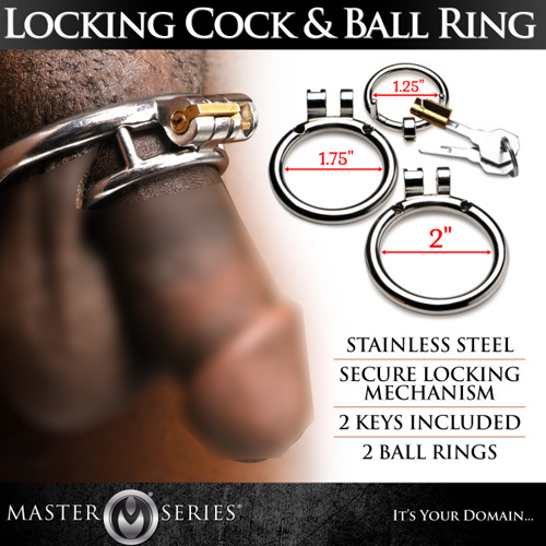 Locking Cock and Ball Ring画像2