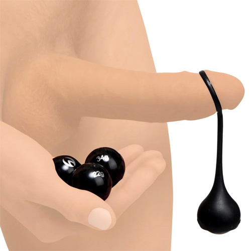 Cock Dangler Silicone Penis Strap With Weights シリコンペニスストラップ＆ウェイト画像2