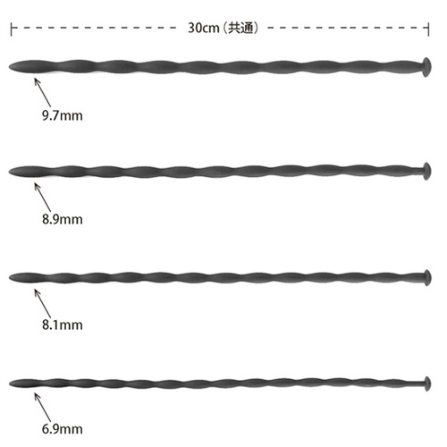 尿道拡張プラグ やや太め 4本セット画像3