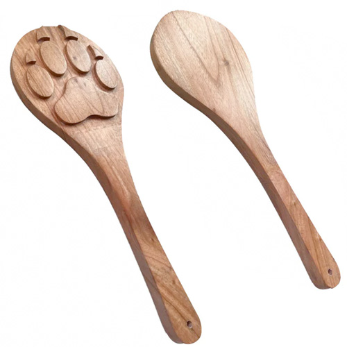 Wooden Wolf Paw Paddle