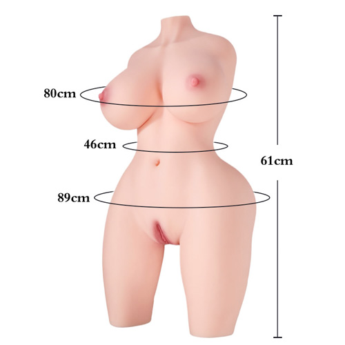 等身大柔肌ボディ 15kg リアル感 骨格入り トルソー大型オナホ＋ハンドオナホ2個画像6