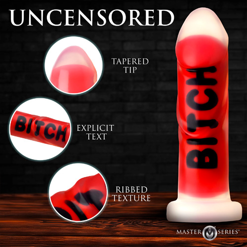 FSB word silicone dildo画像3