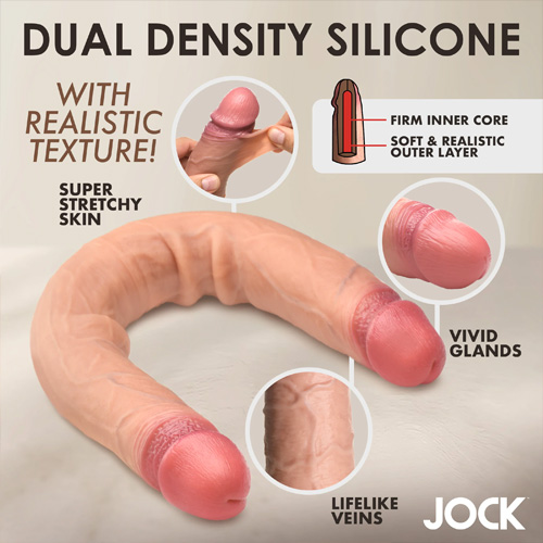 JOCK Real Skin Double Dildo画像4