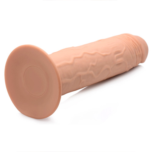 7X Remote Control Vibrating Thumping Dildo Medium画像5