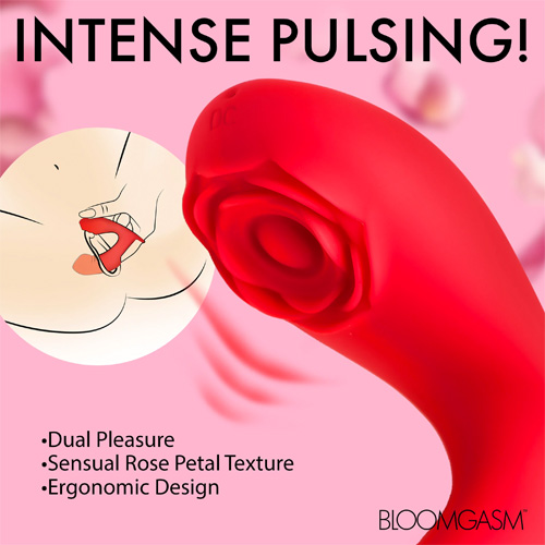 Rose Touch Pulsing Silicone Finger Vibrator画像4