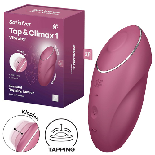 Satisfyer Tap ＆ Climax 1 サティスファイヤー タップ＆クライマックス