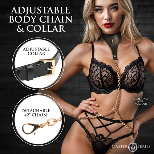 Captivate Collar With Body Chain画像4