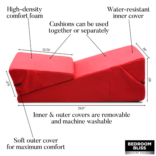 Love Cushion Set Foam Wedge Pillow Set画像2