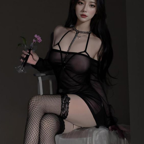 2wayで着れるキャミとテディのセット 束縛バトルドレス画像6