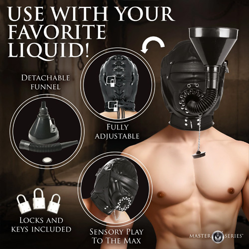 Degraded Sensory Deprivation Hood With Funnel画像3