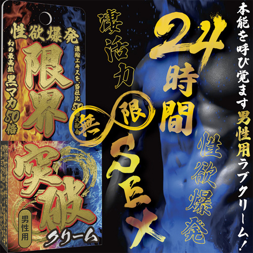 限界突破クリーム 凄活力(男性用) 潮吹き連発(女性用)画像2