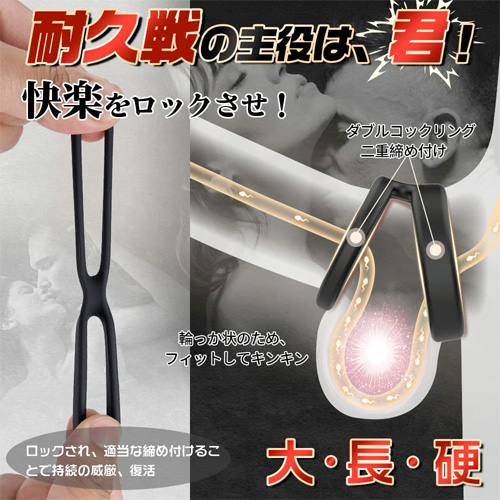 三重装甲 勃ち守り 耐久力強化 3種サイズ コックリングセット画像2