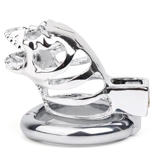 【男性用貞操具】Goth Cage Metal Chastity Cage画像4