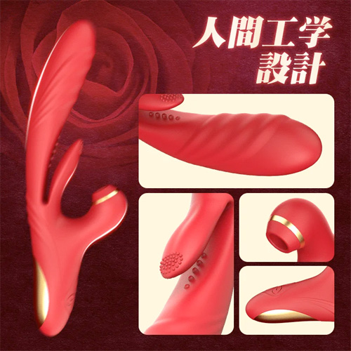 Gスポ直撃 7吸引×10タップ×3ピストン 防水静音 潮吹きバイブ画像4