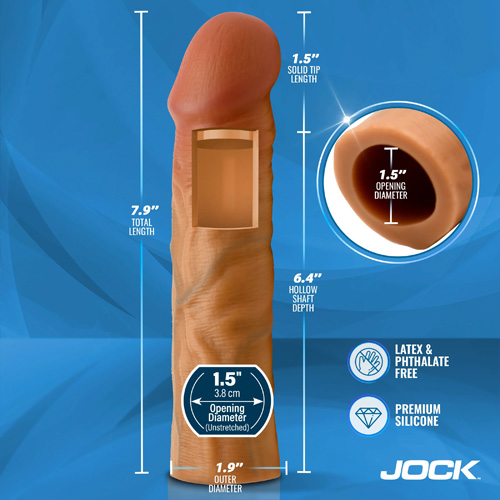 Enhancers 38mm Silicone Penis Extension Sleeve画像4