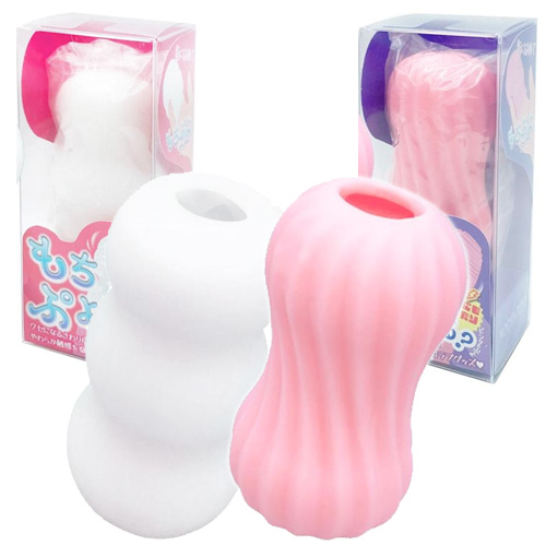 男女兼用リバーシブル もちぷよる? しろいもち ピンクのぷよ