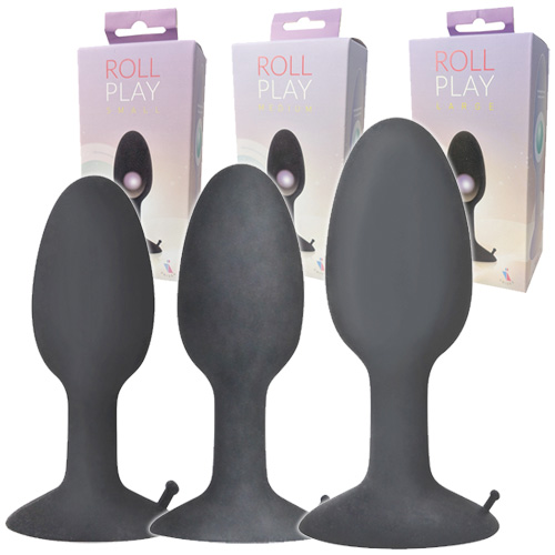 鉄球入りアナルプラグ ROLL PLAY ロールプレイ