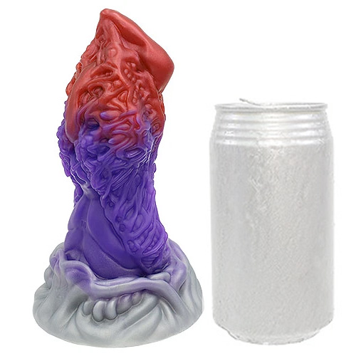 黒蝕竜 MAGARA ディルド アナルプラグ 竜鱗赤紫 Mサイズ