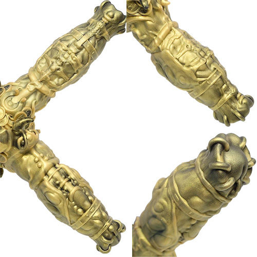 牡牛座 TAURUS ディルド アナルプラグ 剣闘士金 Sサイズ画像6