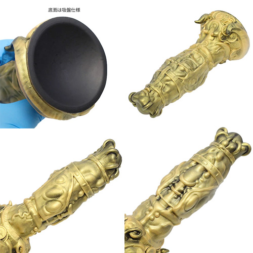 牡牛座 TAURUS ディルド アナルプラグ 剣闘士金 Sサイズ画像5