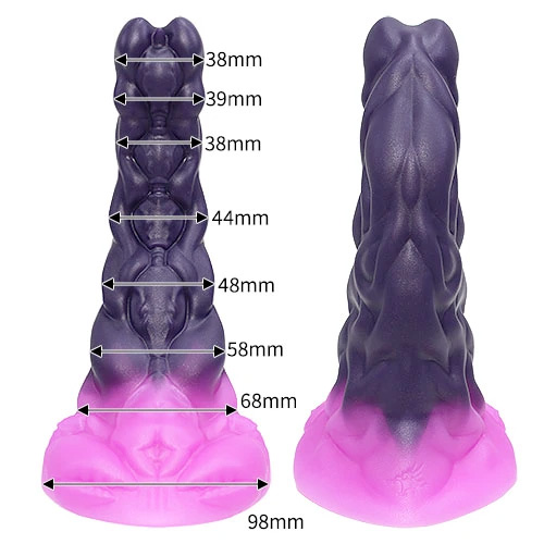 蠍座 SCORPIO ディルド アナルプラグ 毒矢紫 Mサイズ画像3