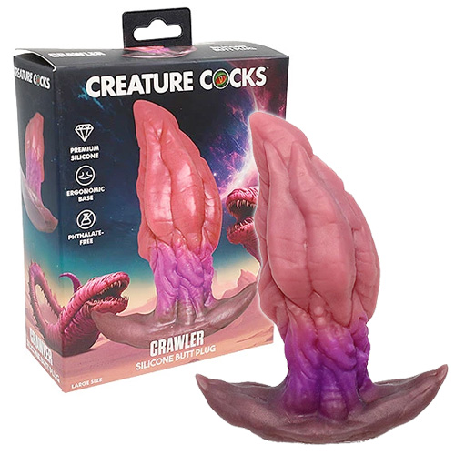 クロウラー シリコン製アナルプラグ Lサイズ