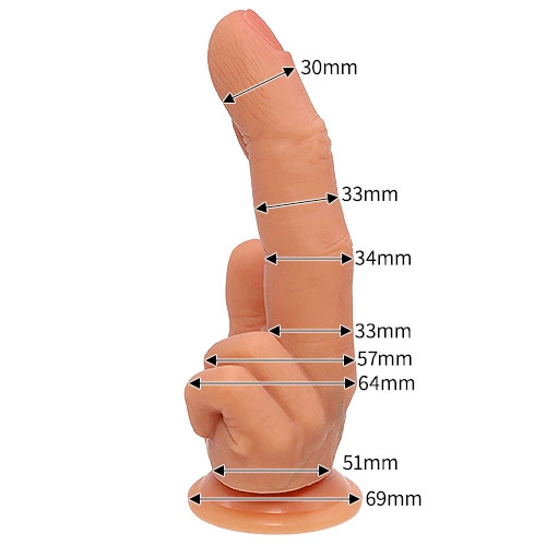 The Shocker Silicone Dildo ザ・ショッカーシリコンディルド画像2