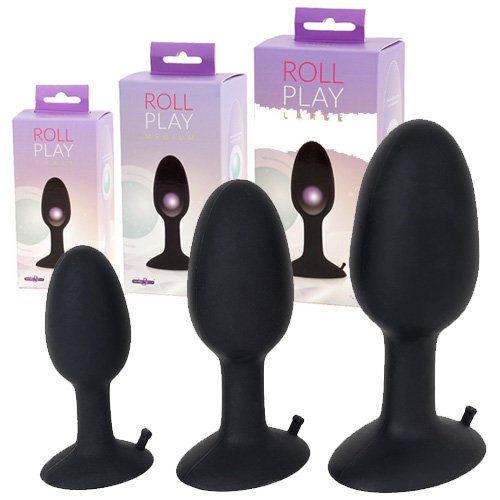 鉄球入りアナルプラグ ROLL PLAY ロールプレイ