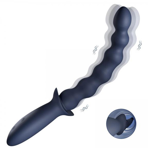 6連ボール アナルビーズスティックバイブ画像3