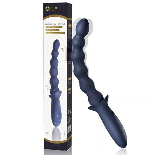 6連ボール アナルビーズスティックバイブ