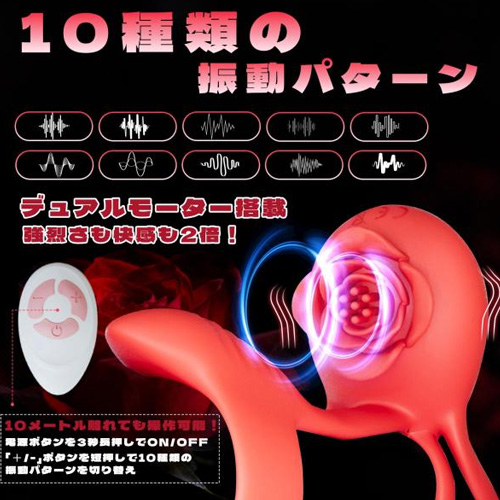 ローズバイブ ダブルリングサック 遠隔リモコン画像6