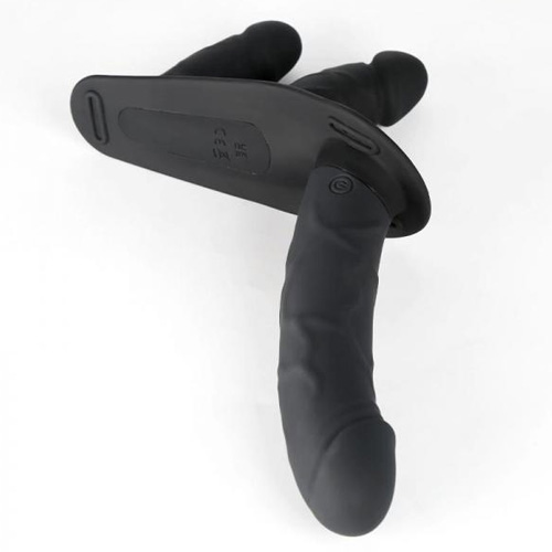 リモコン付き 3シャフトペニバン付き電動ディルド画像5