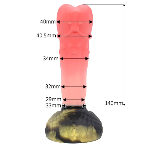 双璧 TWINS 双頭ディルド アナルプラグ 蛇苺赤画像4
