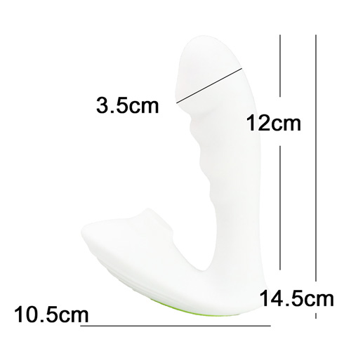 popcul ぽぷかる 充電式2点責め吸引バイブ My way Two way マイウェイトゥーウェイ画像2