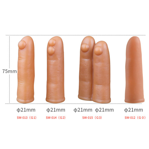 リキッドシリコン製指サック Gスポットフィンガー画像2