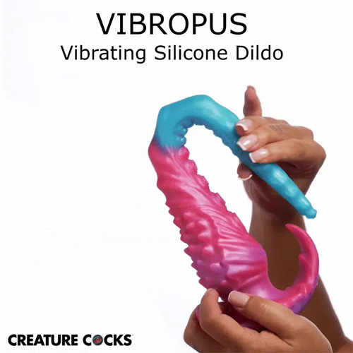 Vibropus Vibrating Silicone Dildo画像7